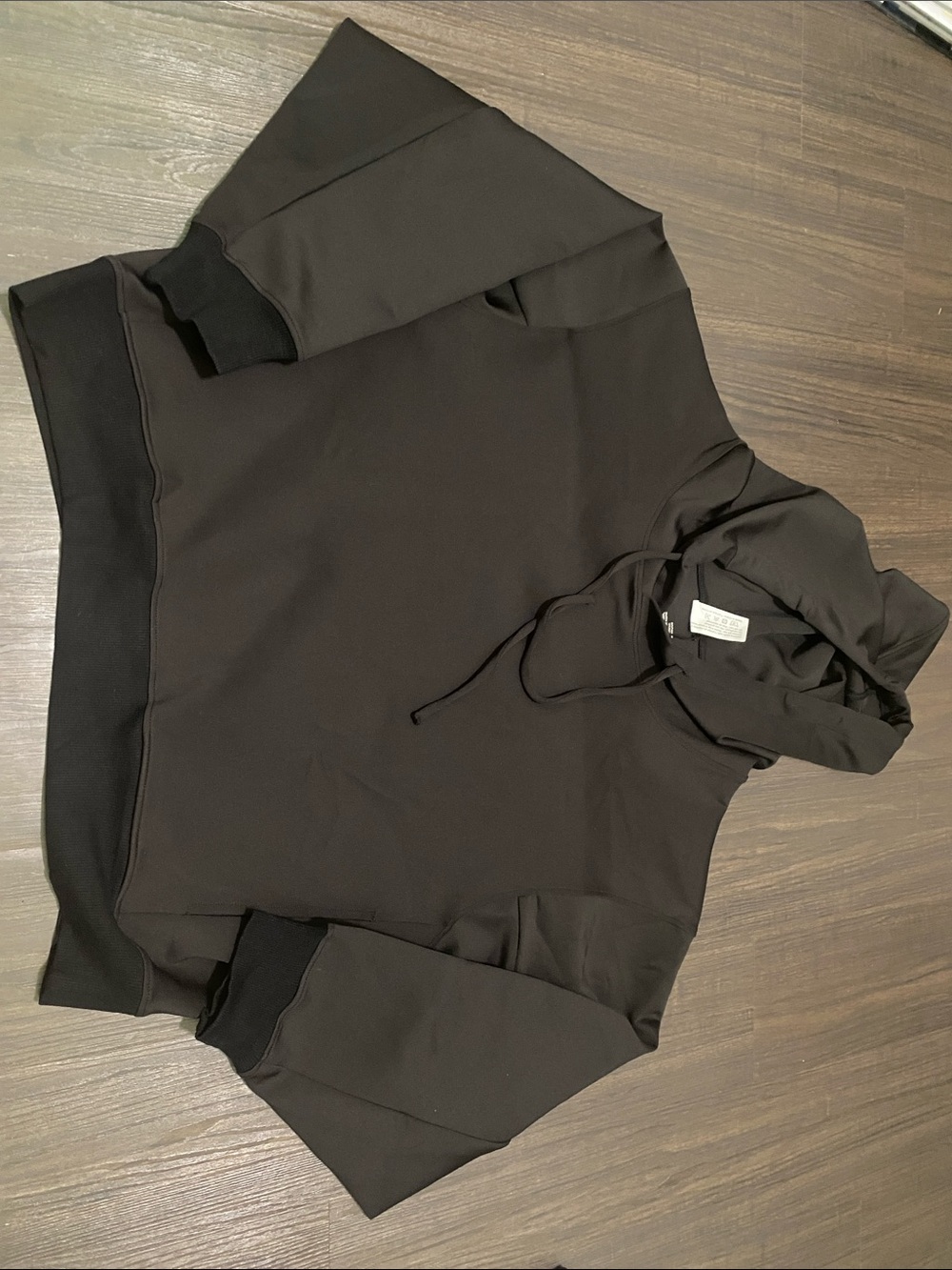Black Pullover Hoodie Sweater - Casual Everyday Wear